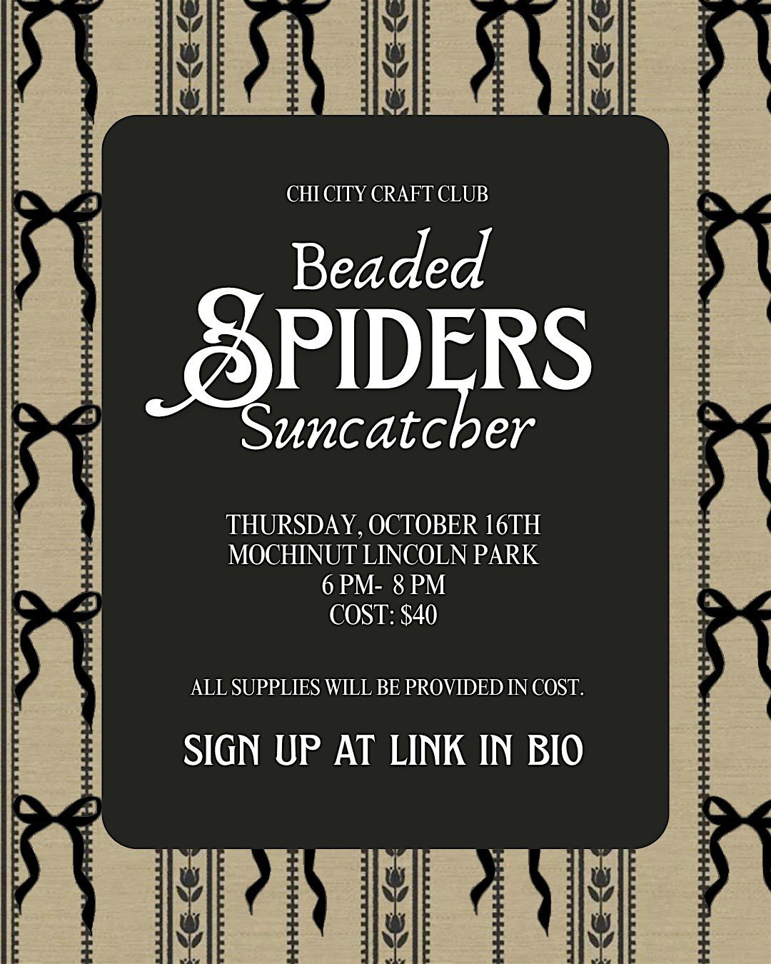 Beaded Spiders