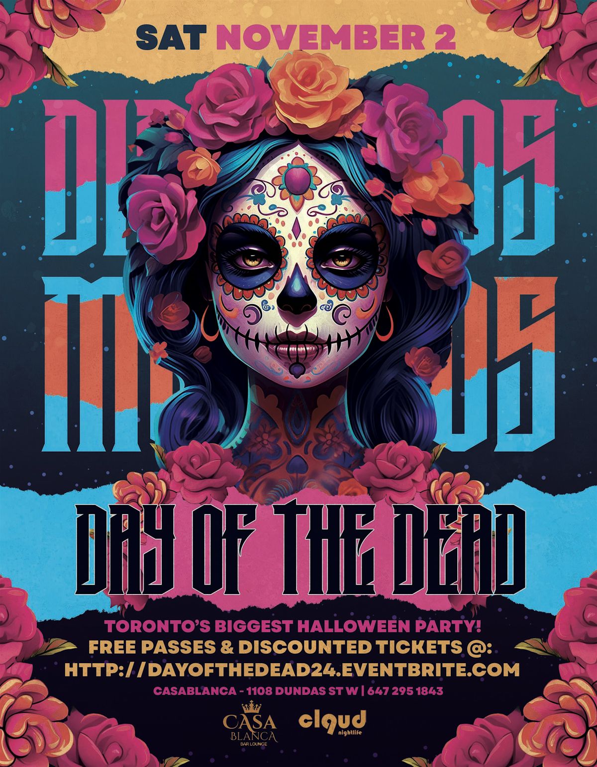 FROSHU DAY OF THE DEAD @ CASABLANCA | SUN NOV 2 | 17+ | FREE ENTRY