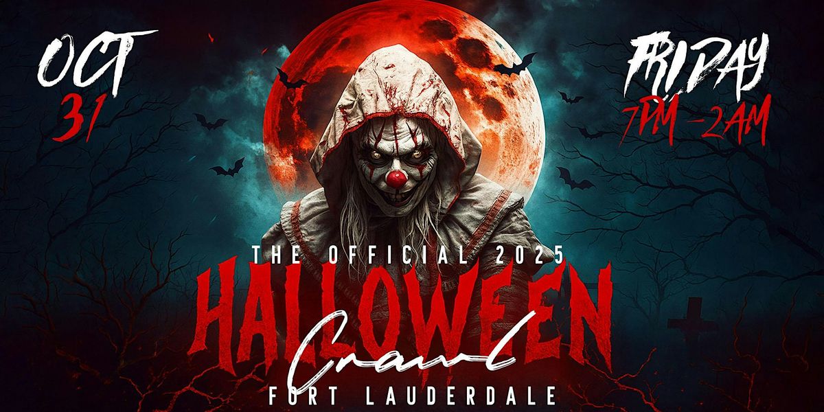 Haunted Halloween Bar Crawl 2025 | Fort Lauderdale Halloween Weekend Crawl
