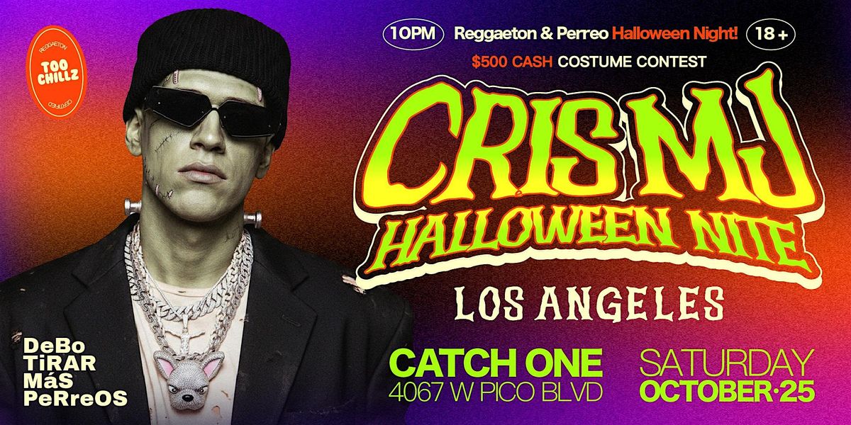 CRIS MJ HALLOWEEN PARTY @ CATCH ONE LOS ANGELES