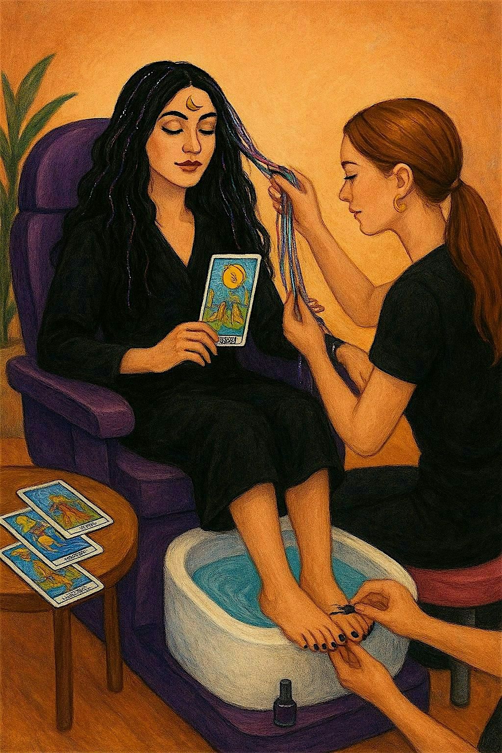 Tinsel, Tarot, and Toes