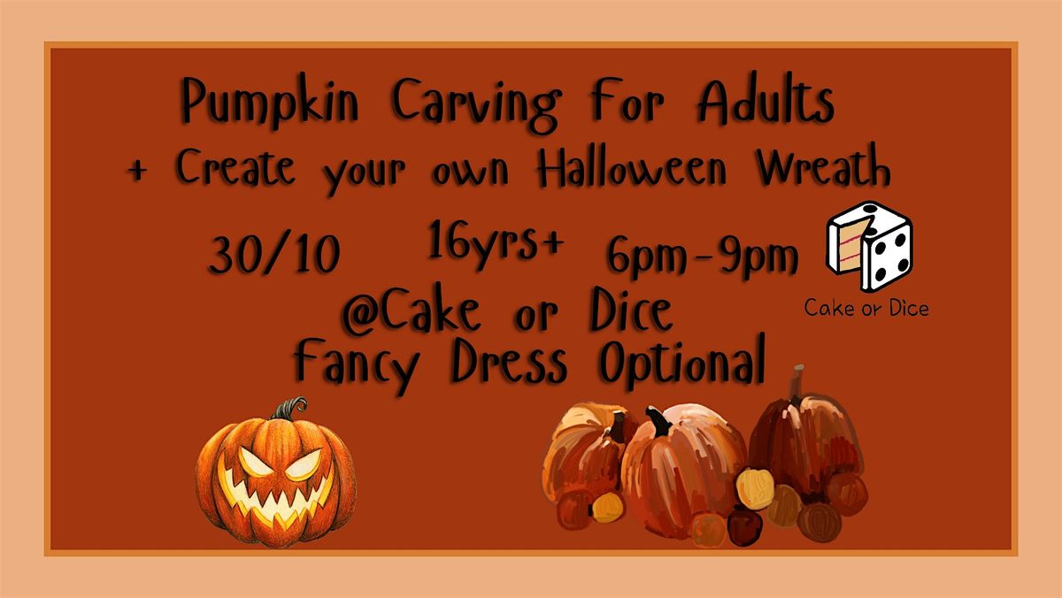Pumpkin Carving (Adult Class)