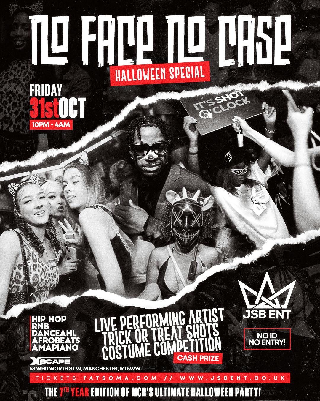 NFNC Halloween Edition - 7th Year Edition - HipHop \/ RnB \/ House \/ Afrobeats \/ Amapiano \/ Dancehall