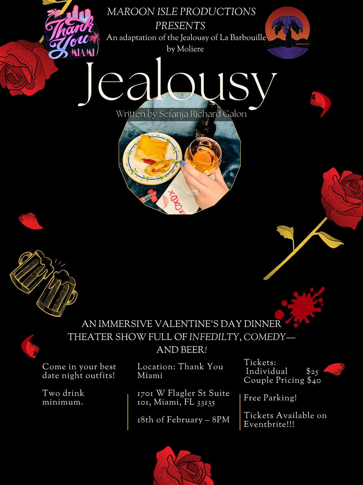 Jealousy: An Immersive Halloween Dinner Comedy Theater Show