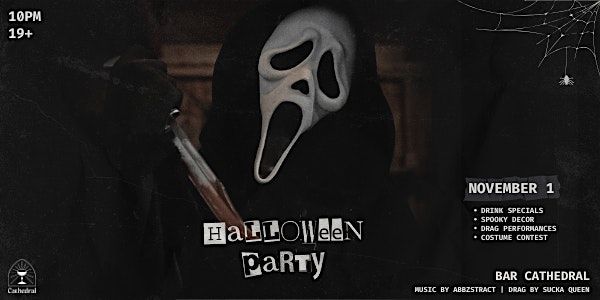 Halloween Party at Bar Cathedral!