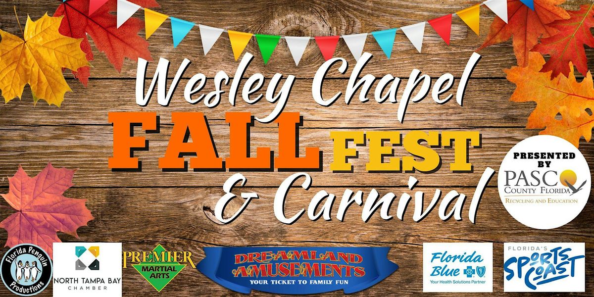 21st Annual Wesley Chapel Fall Festival Presented by Pasco County Recycling
