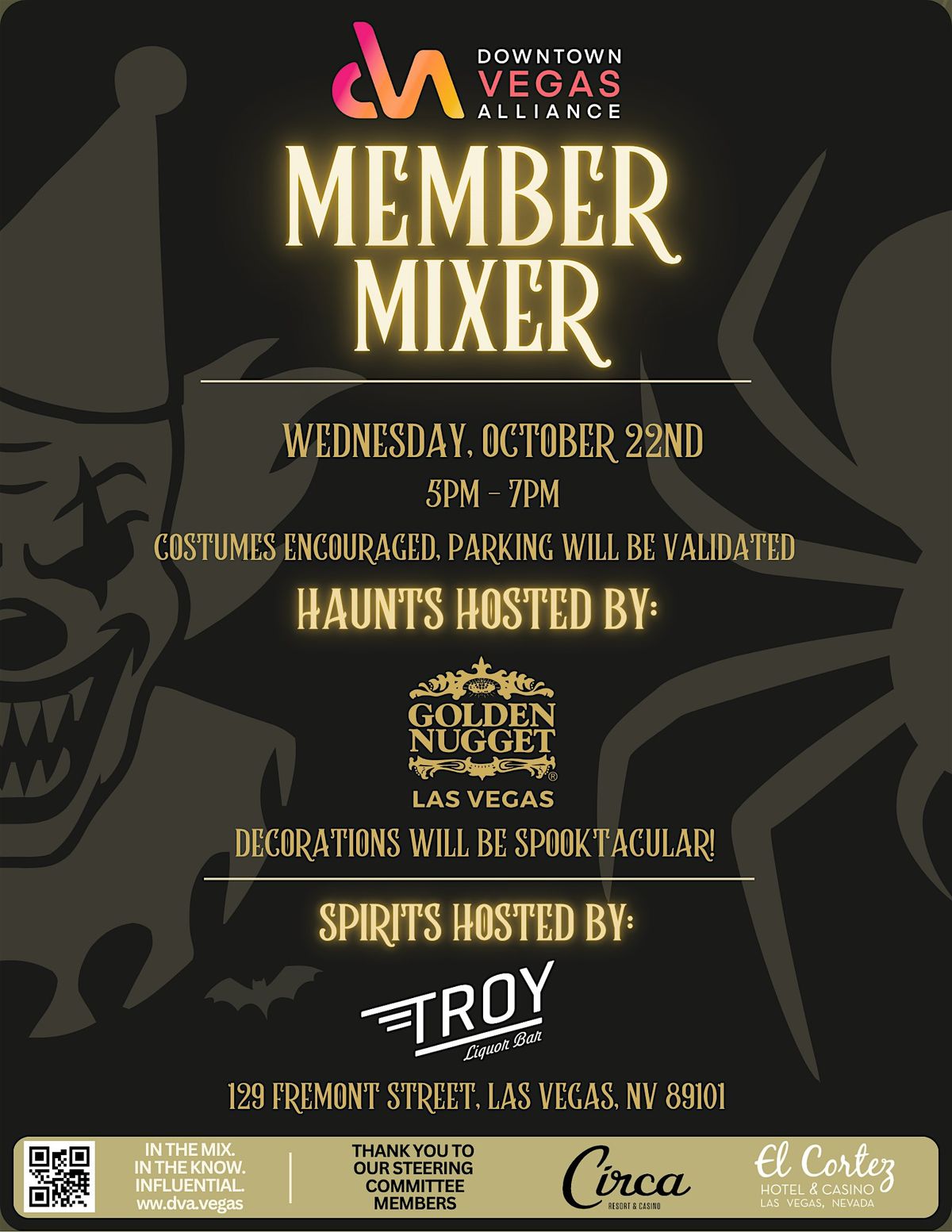 DVA October Member Mixer at Troy Liquor Bar!