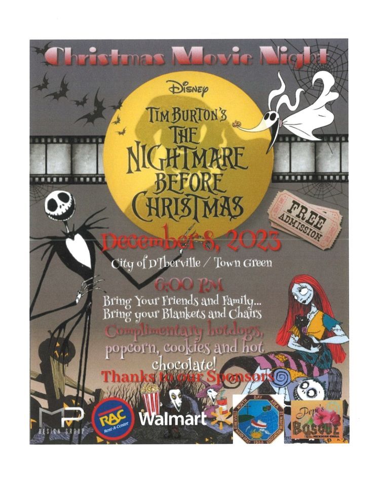 DIberville Christmas Movie Night D'Iberville Town Green & Building