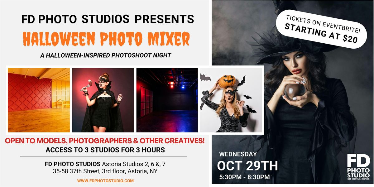 Halloween Photography Mixer Event Astoria NY