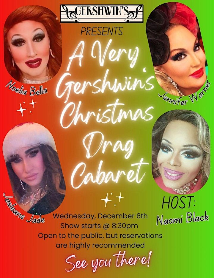 A Very Gershwins Christmas Drag Cabaret Gershwin's, Norfolk, VA