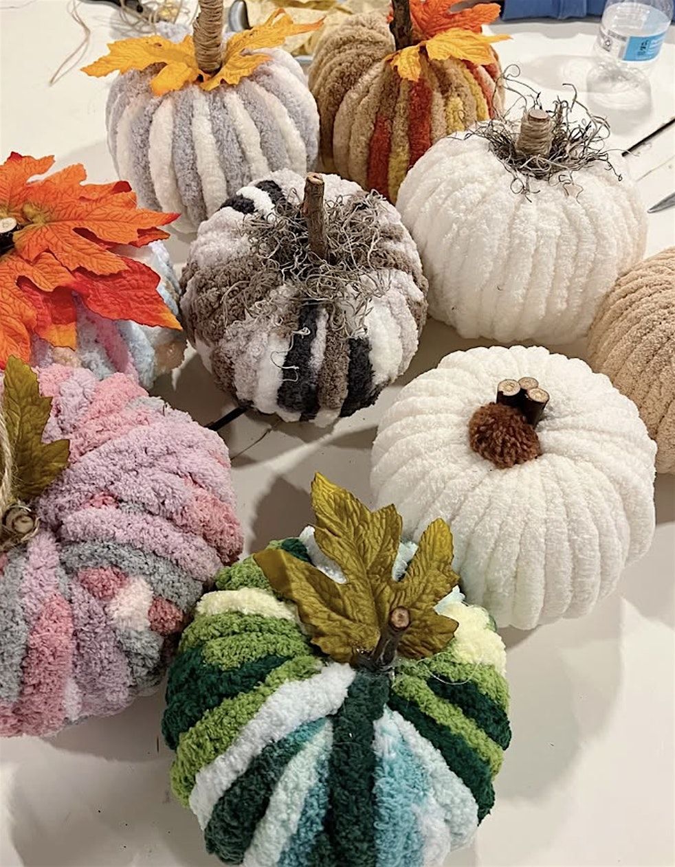 Chunky Yarn Pumpkin Craft Night