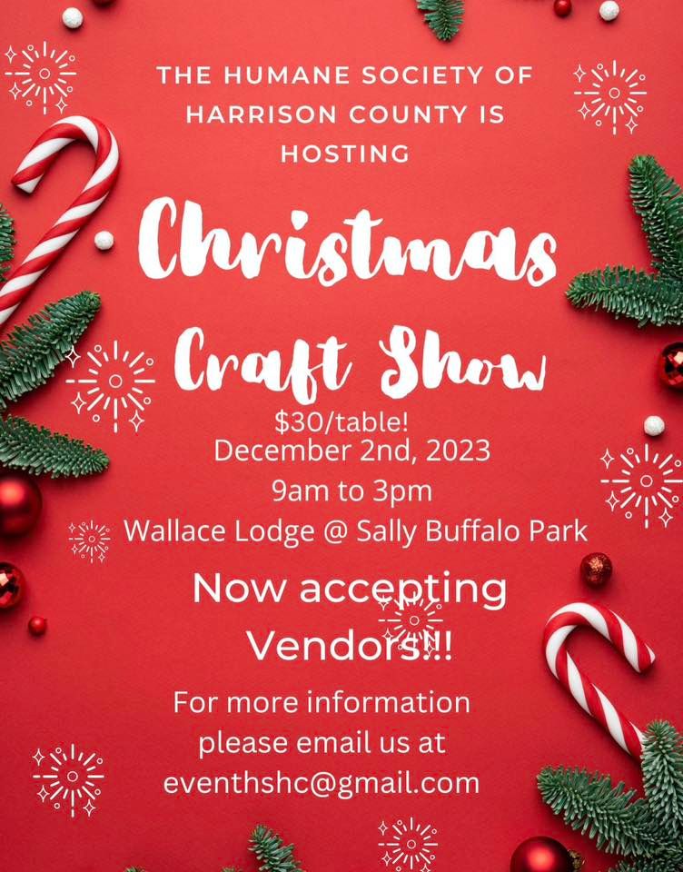 2nd Annual Christmas Craft Show Sally Buffalo Park, Cadiz, OH