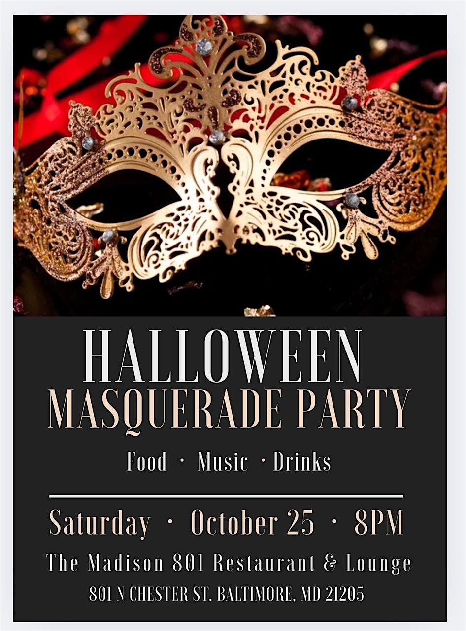 Halloween Masquerade Party - Adults Only Event at The Madison 801