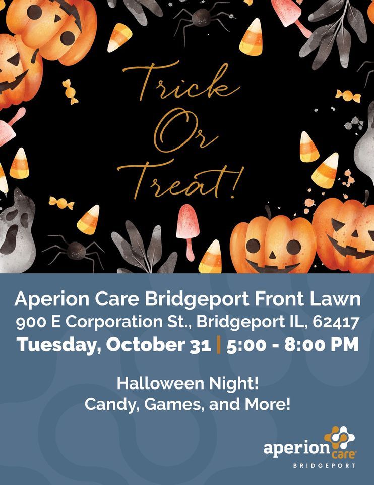 Trick or Treat! Aperion Care Bridgeport October 31, 2023