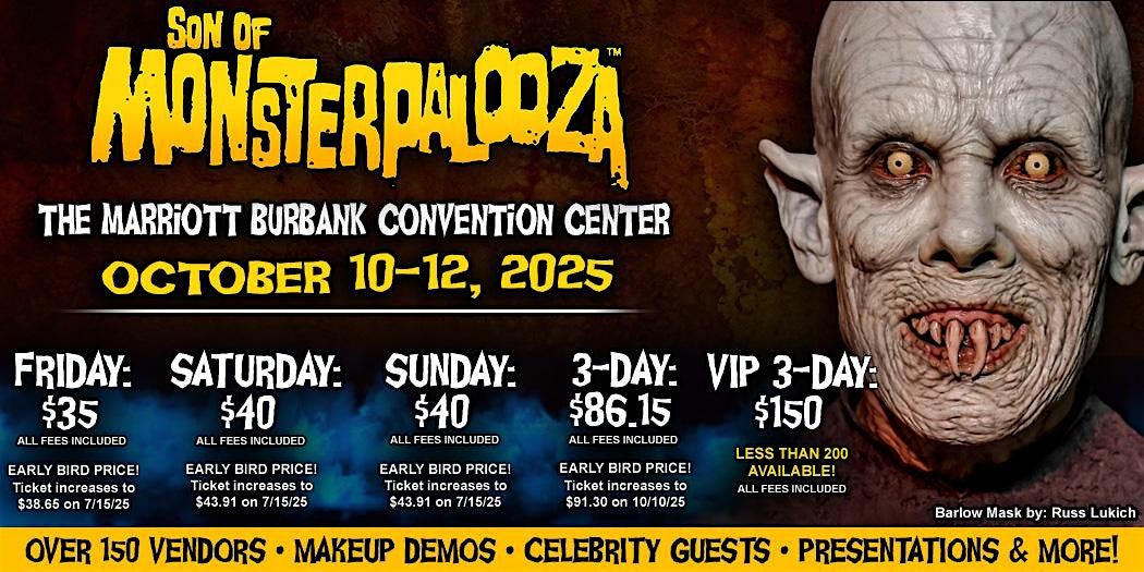 SON OF MONSTERPALOOZA - Burbank - 2025
