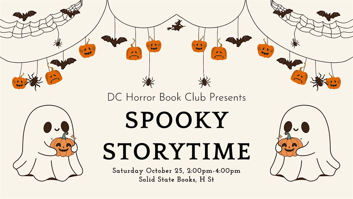 Spooky Storytime! Hosted by DC Horror Book Club