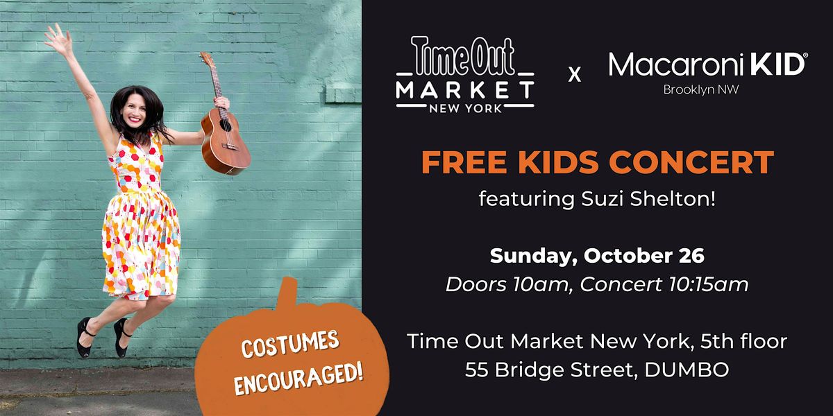 Free Kid's Halloween Concert with Suzi Shelton