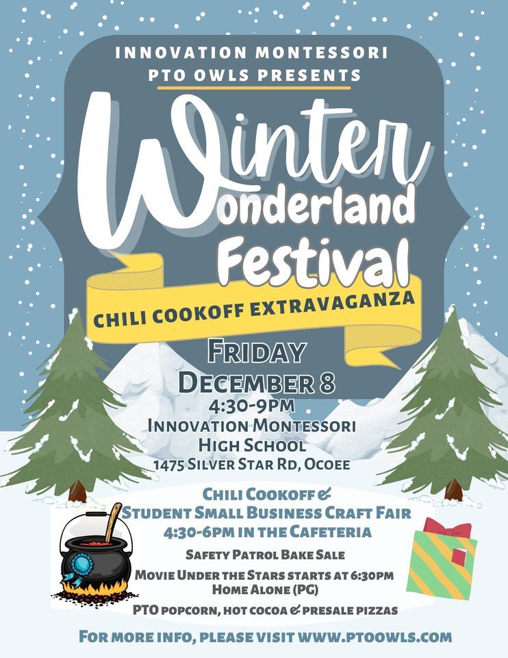 Winter Wonderland Festival Chili Cookoff Extravaganza! Innovation