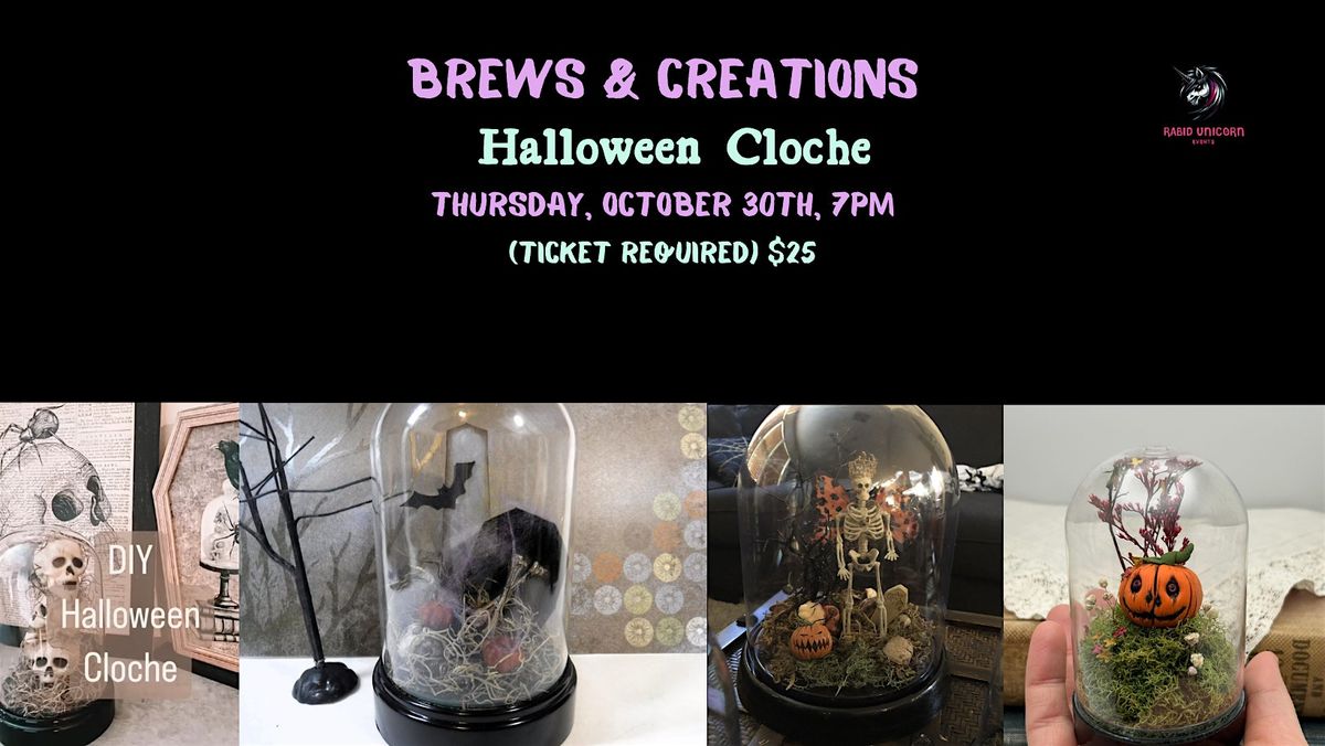 Brews & Creations: Halloween Cloche