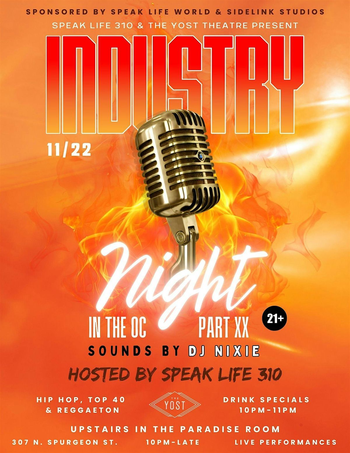 INDUSTRY NIGHT IN THE OC! PT. **