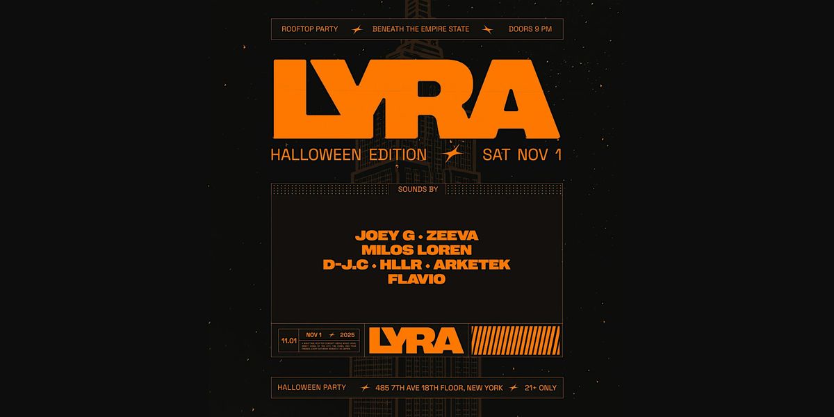 LYRA Rooftop Party \u272d Halloween Edition 11.1
