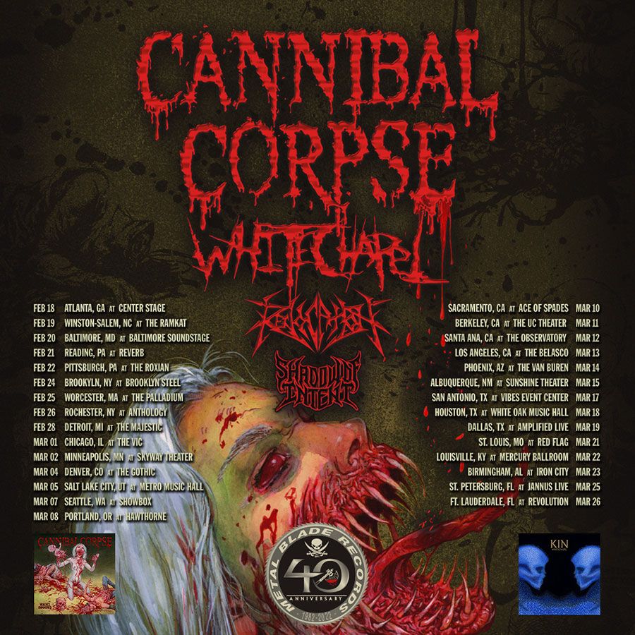 Cannibal Corpse at Rialto Theatre Tucson