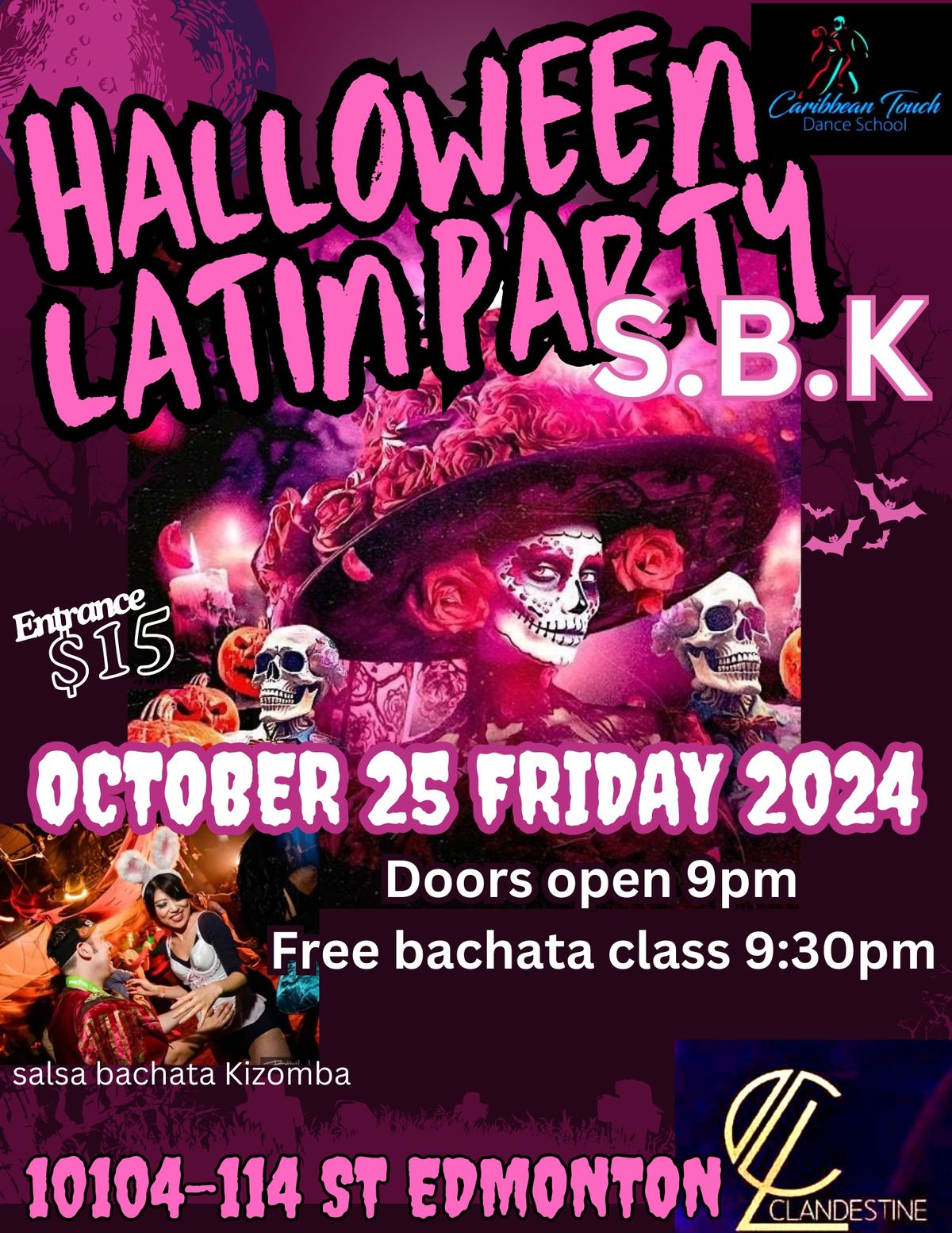 Halloween Latin Party SBK at Clandestine 