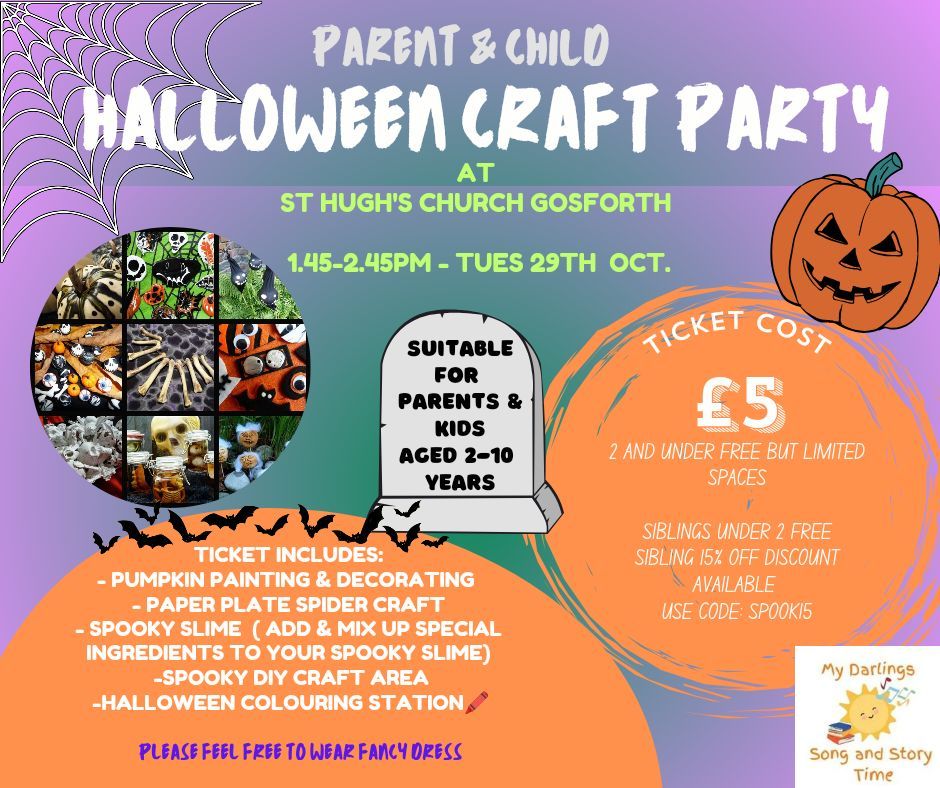 Parent & Child Halloween Craft Party