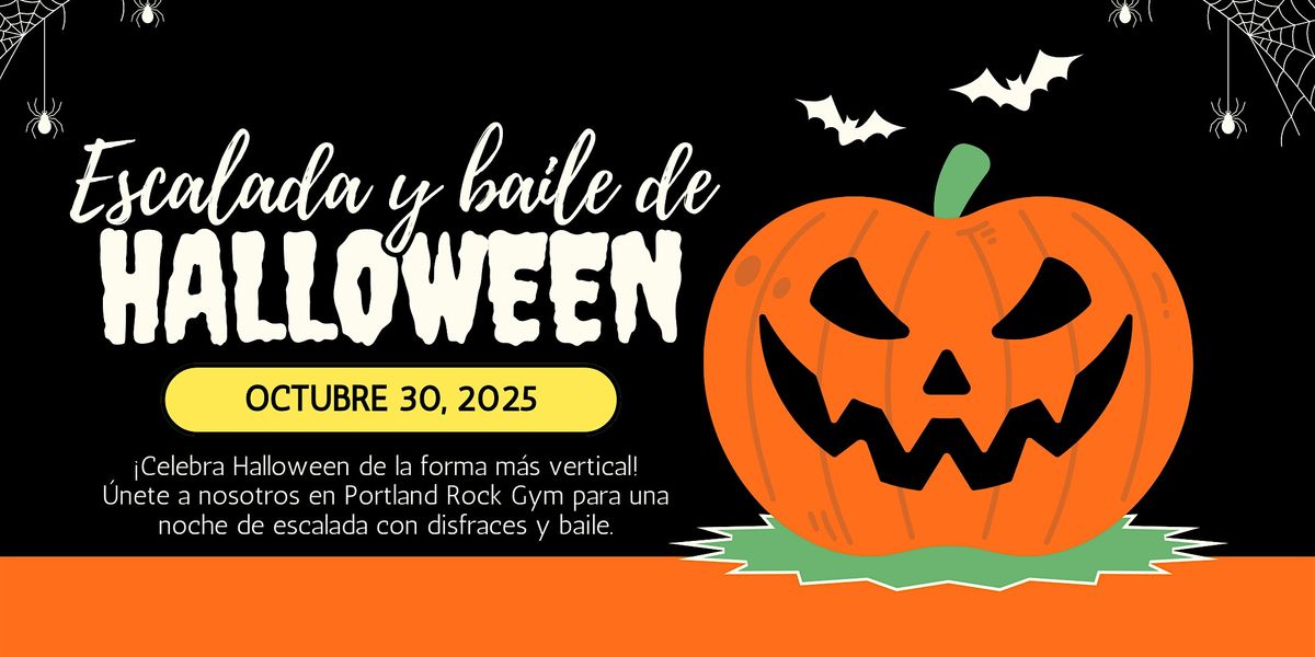 Escalada y Baile de Halloween