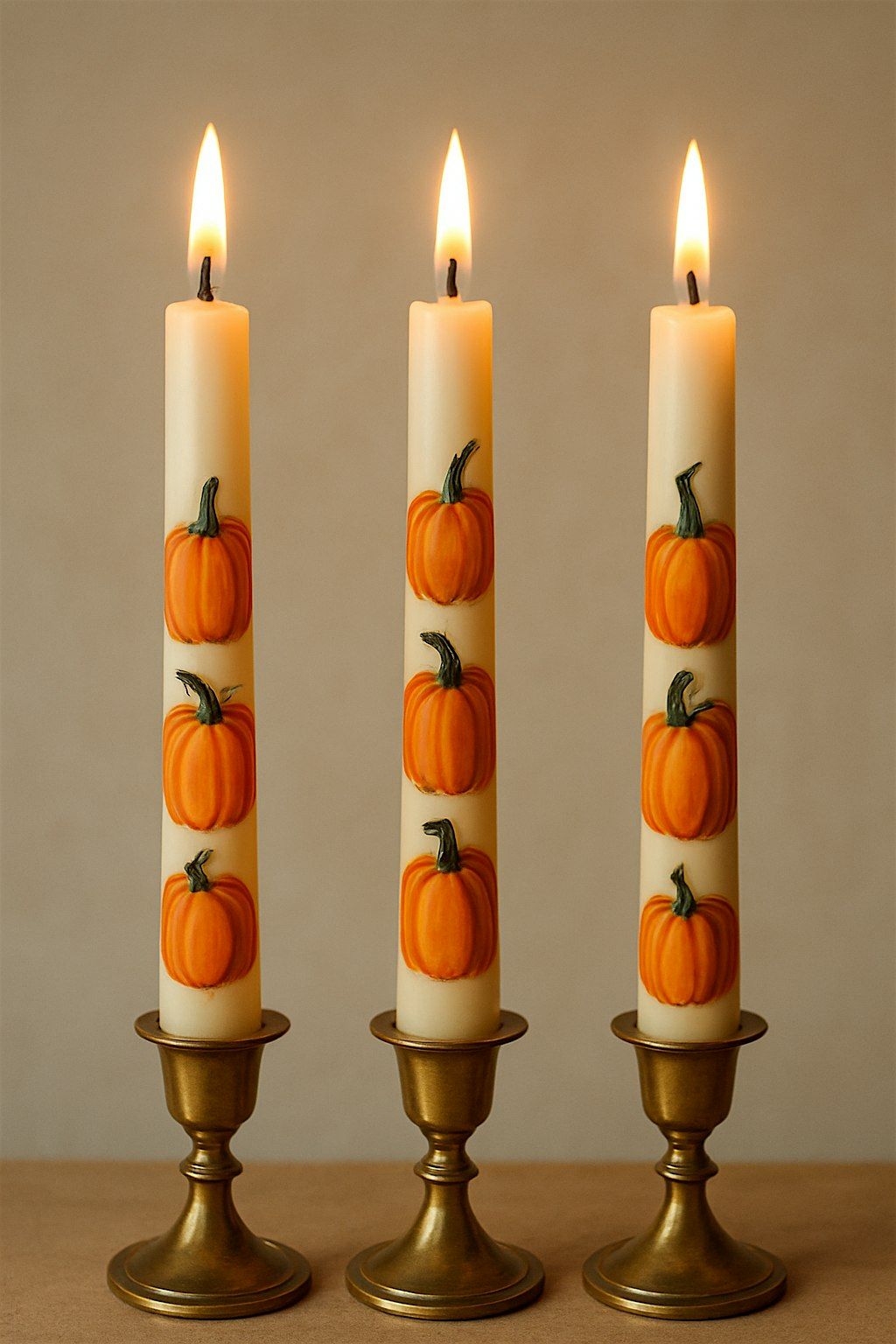 Decorate your own Halloween Candles
