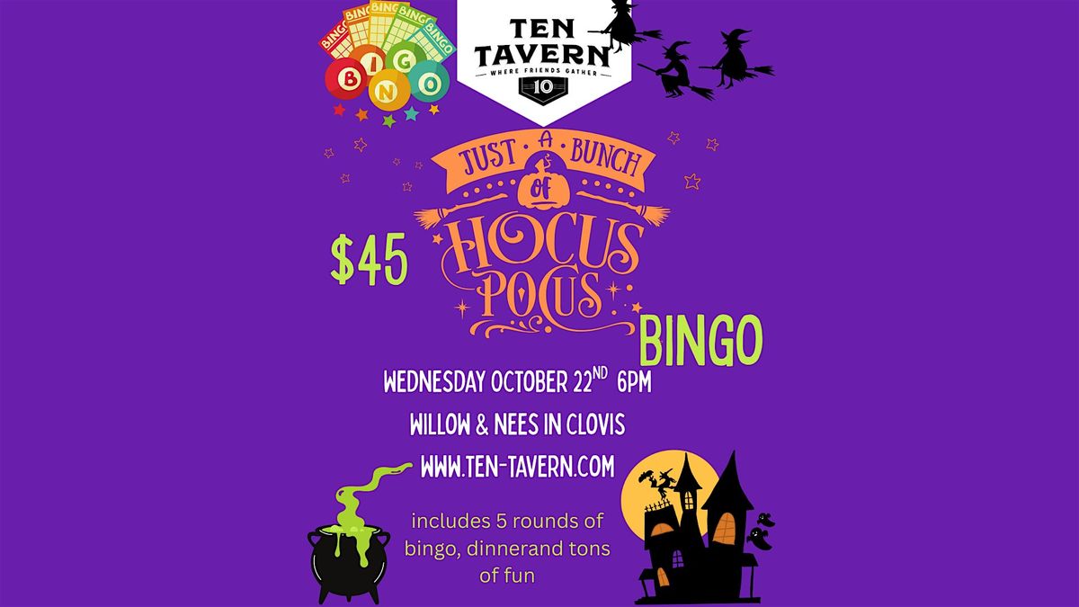 Hocus Pocus Bingo