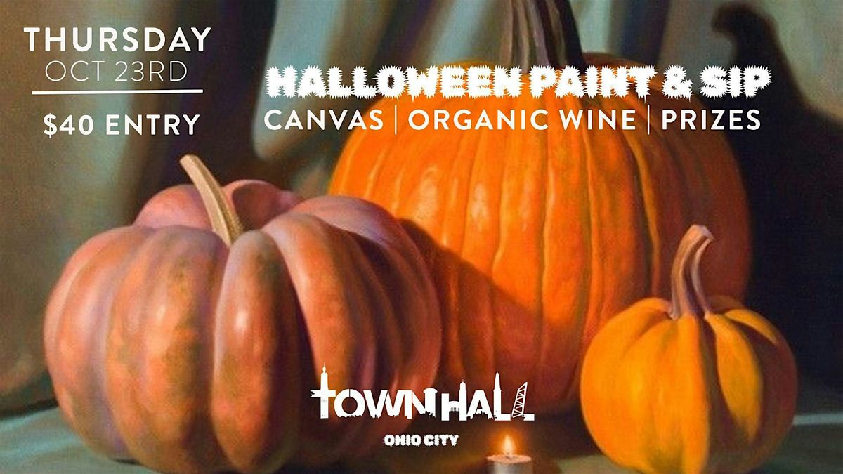Townhall Halloween Paint + Sip