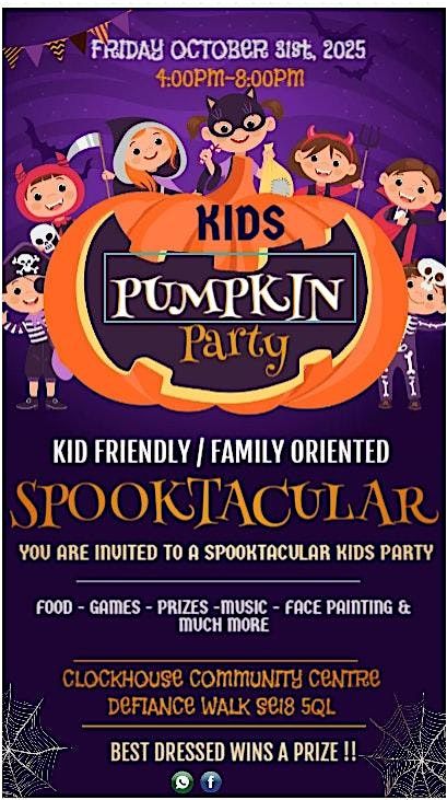 CLOCKHOUSE CHILDRENS HALLOWEEN PARTY