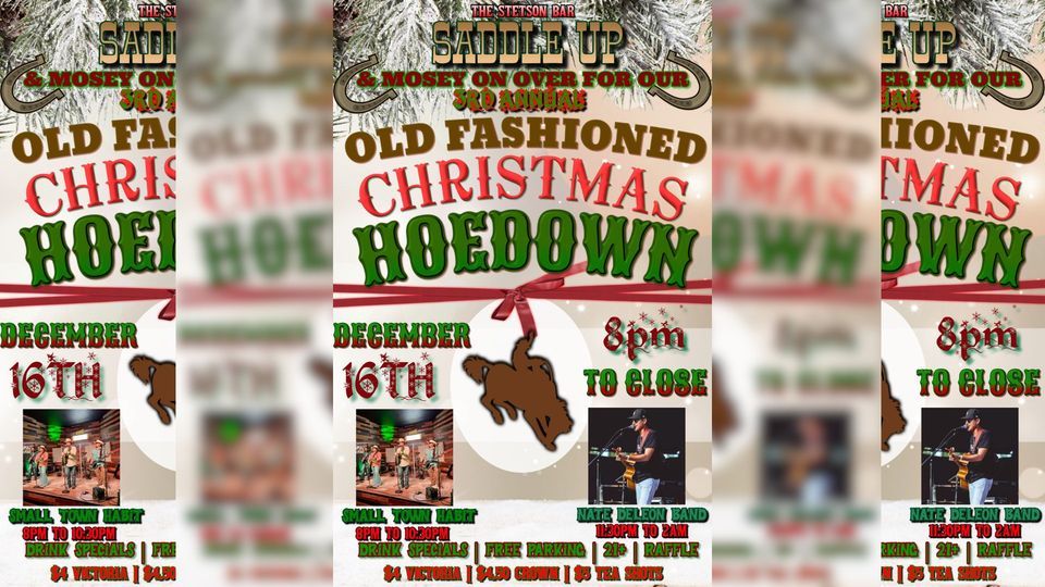 The Stetson Bars 3rd Annual Christmas Hoedown The Stetson Bar, San