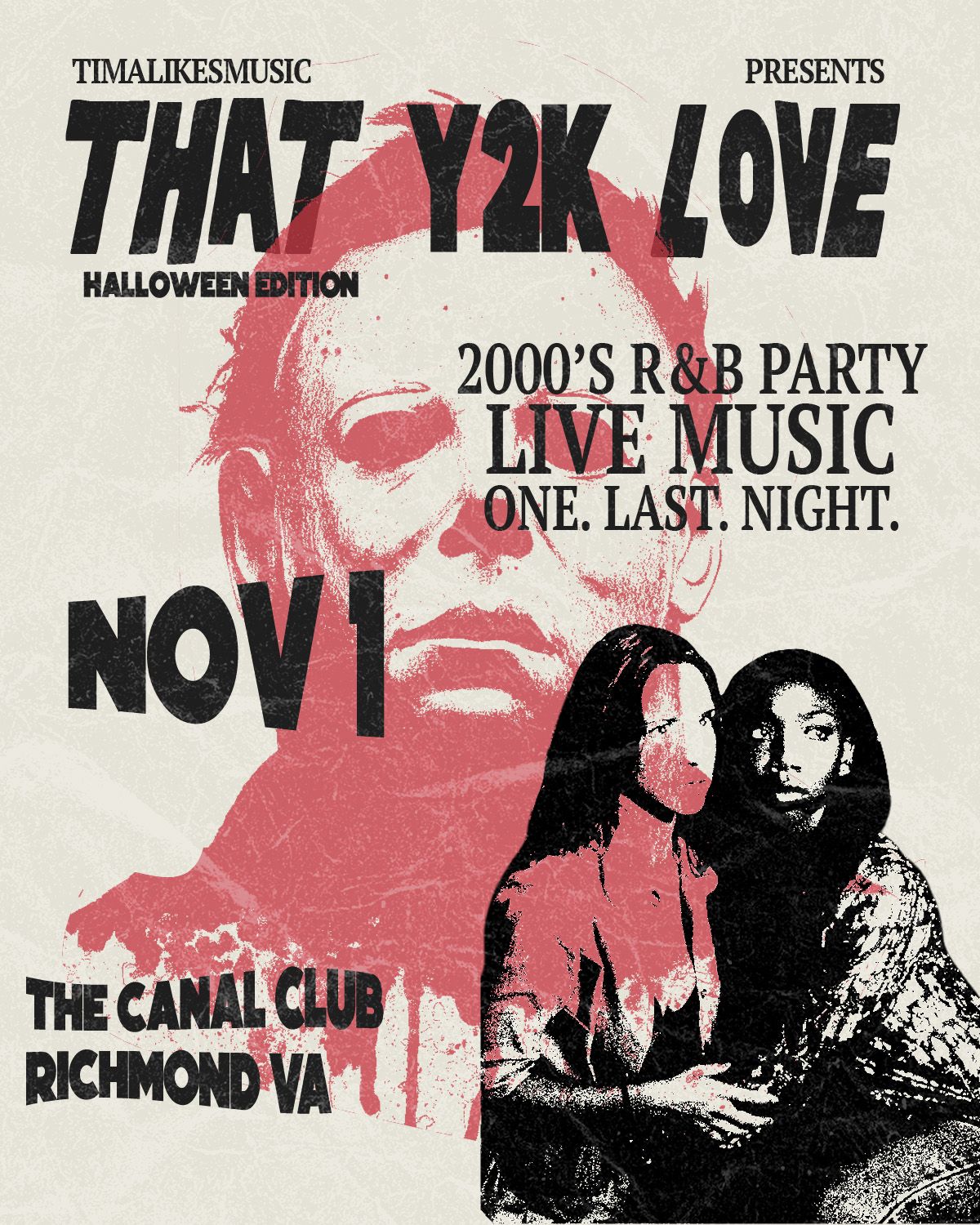 TimaLikesMusic: That Y2K Love Halloween Edition @ Canal Club