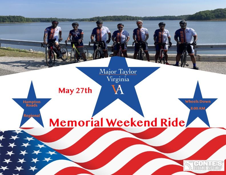 MTCCVA Regional Ride Memorial Weekend (Hampton Roads) Conte's Bike