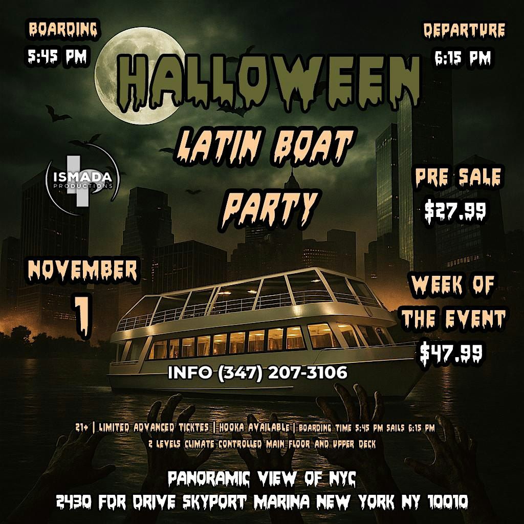 Halloween Latin Boat Party