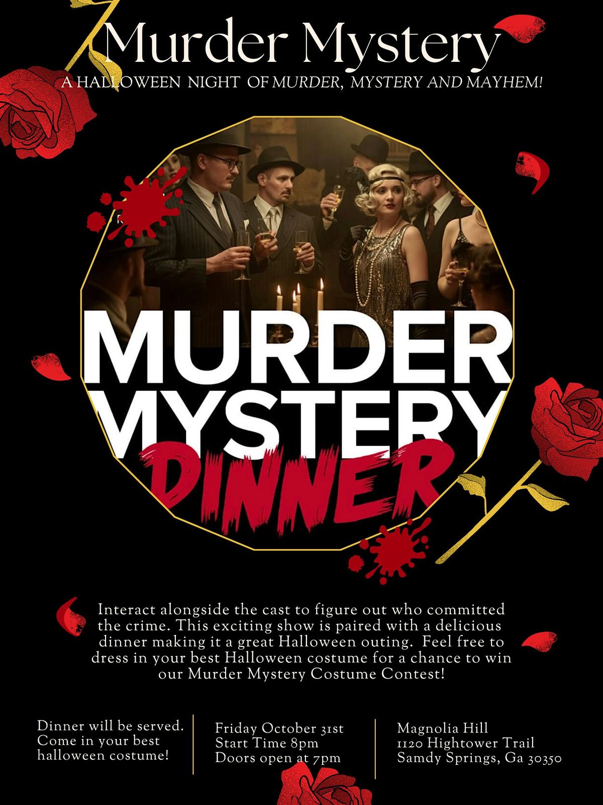 Halloween M**der Mystery Dinner ( Costume Optional)