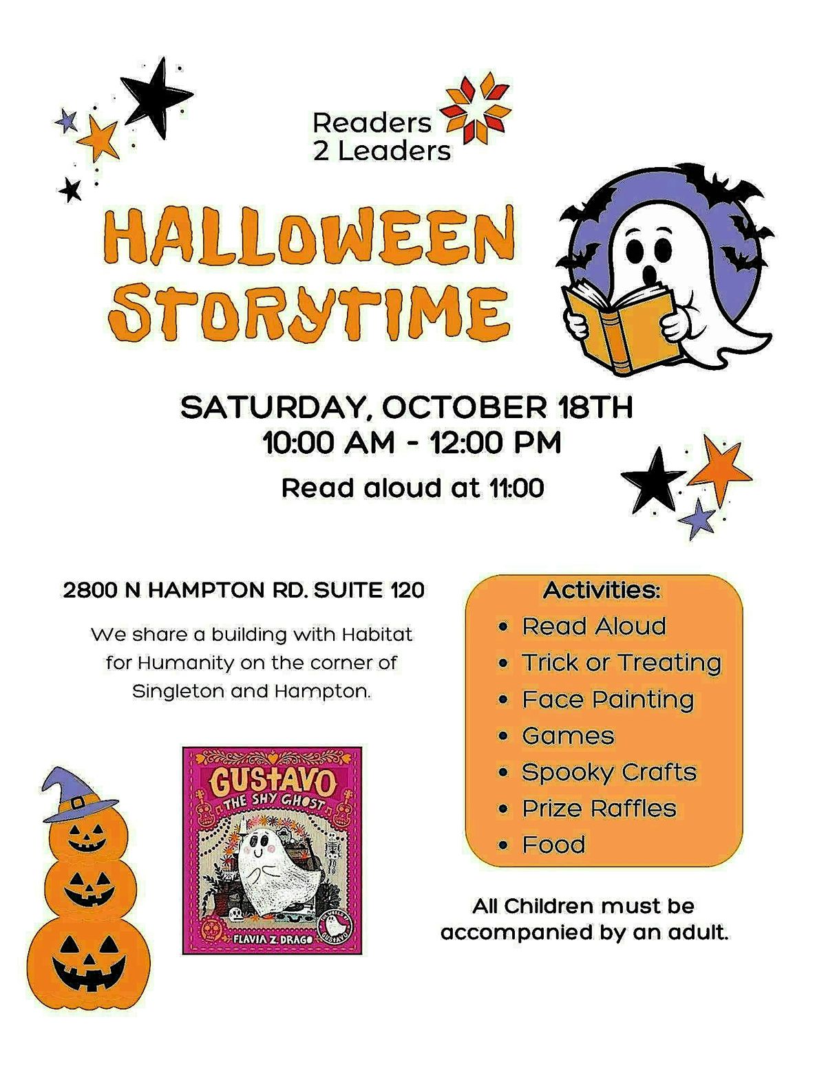Halloween Story Time \/ Tiempo de cuento Halloween