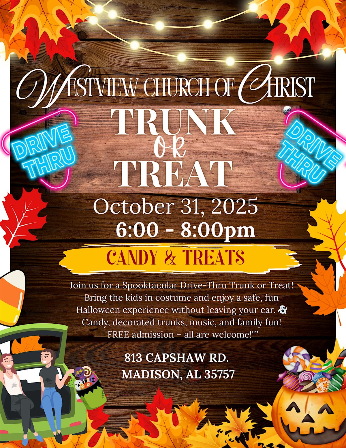 Community Drive-Thru Trunk-or-Treat