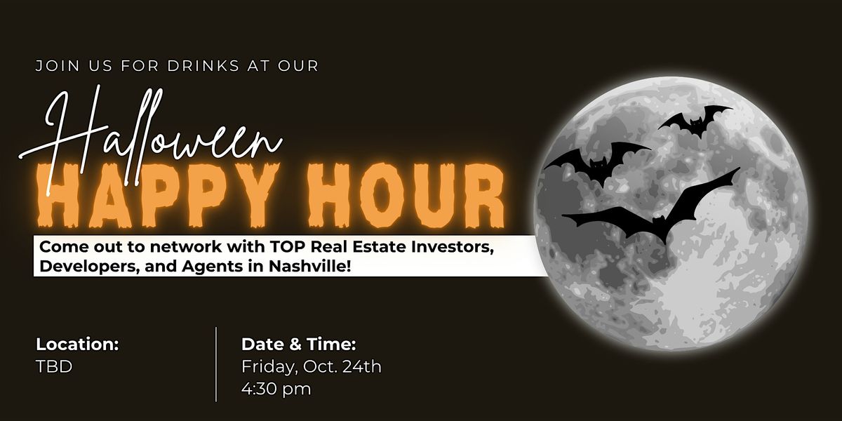 Real Estate Halloween Happy Hour