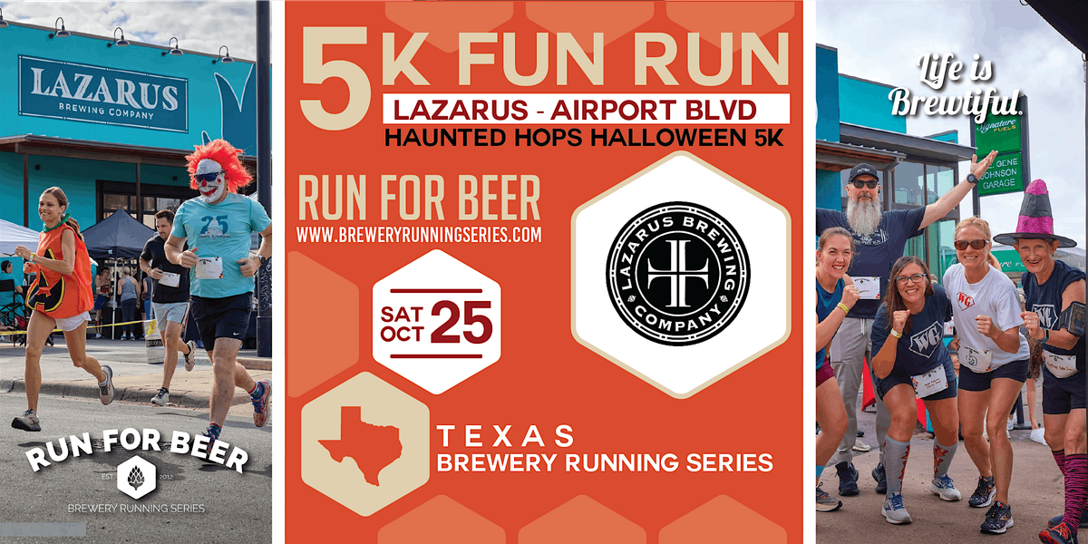 Halloween 5k x Lazarus Brewing | '25-'26 TX Brewery Running Series