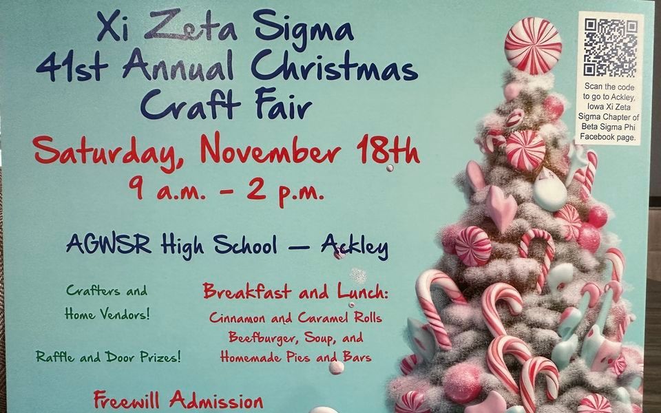 Xi Zeta Sigma 41st Annual Christmas Craft Fair Agwsr High School