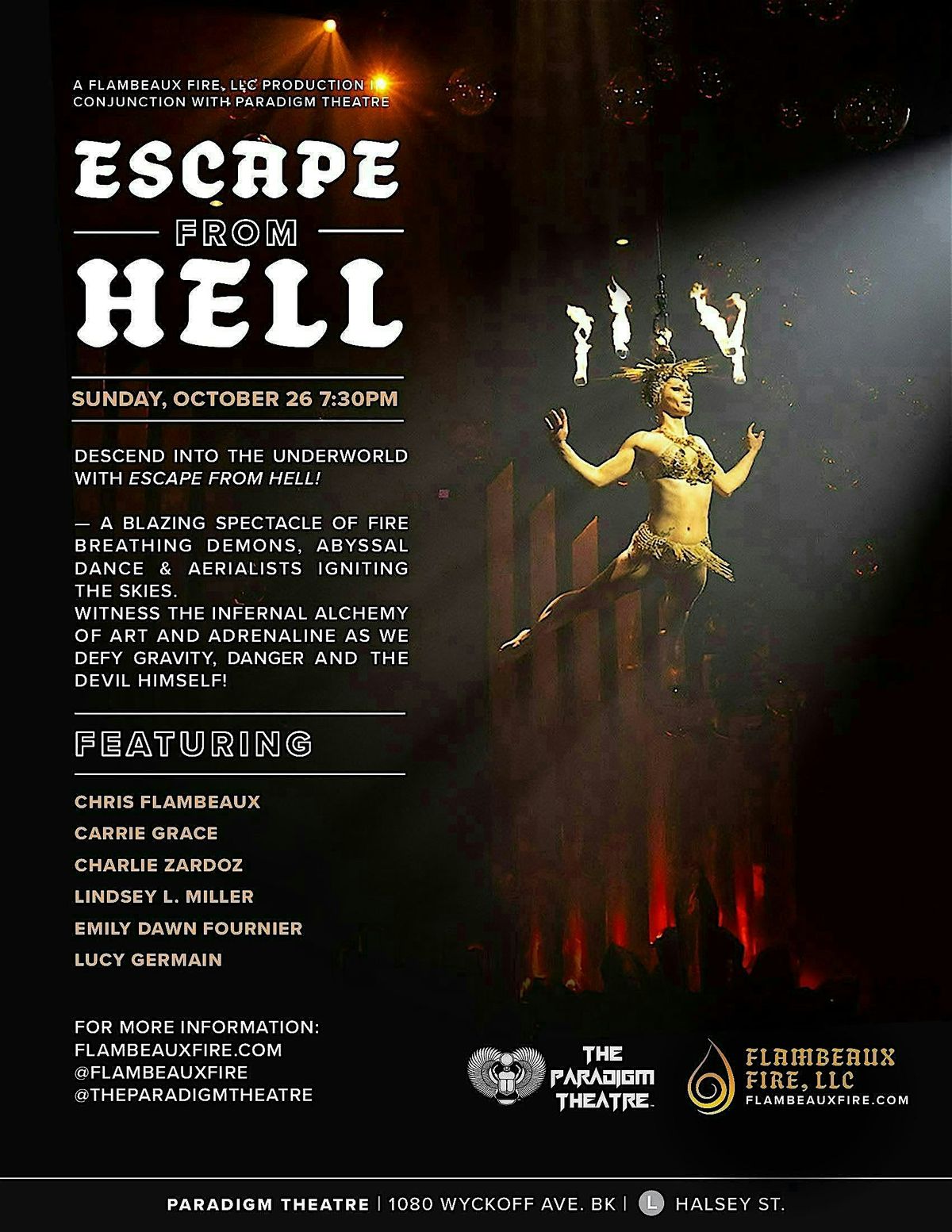 ESCAPE FROM HELL by Flambeaux Fire