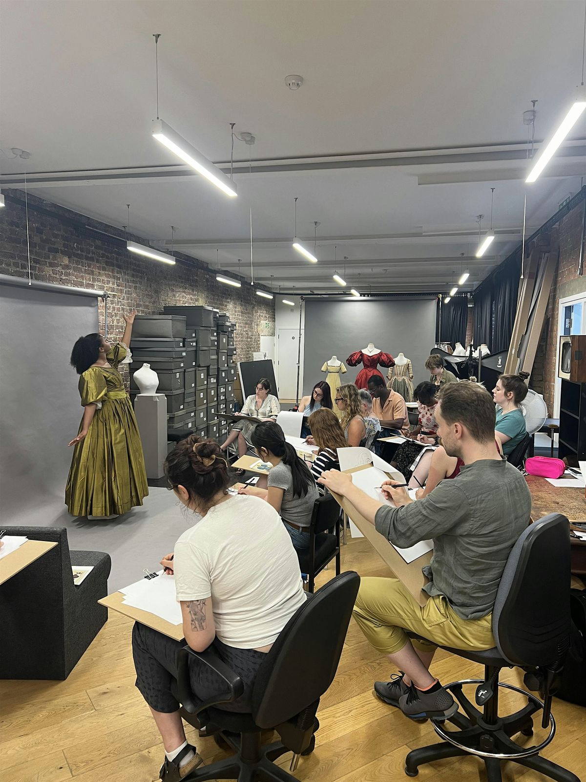 Period Costume Figure Drawing