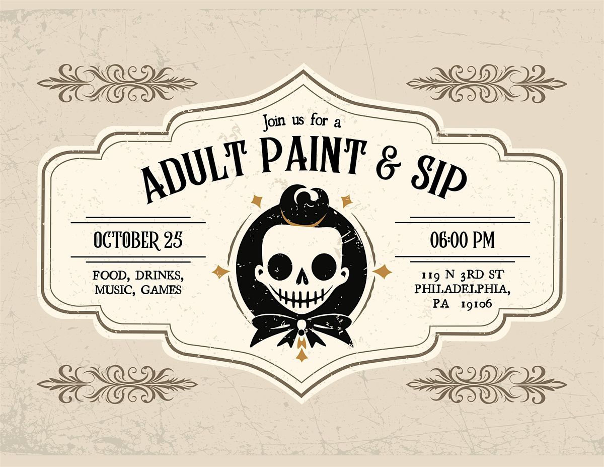 Spooky Adult Paint & Sip
