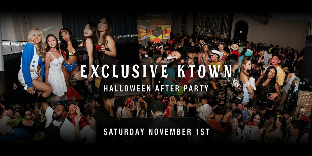 Koreatown's Exclusive Halloween After Party Saturday @ Intercrew