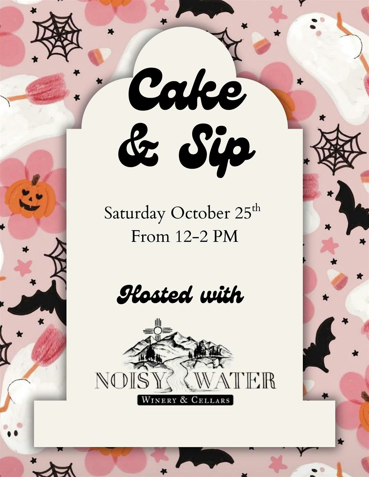 Halloween Cake & Sip