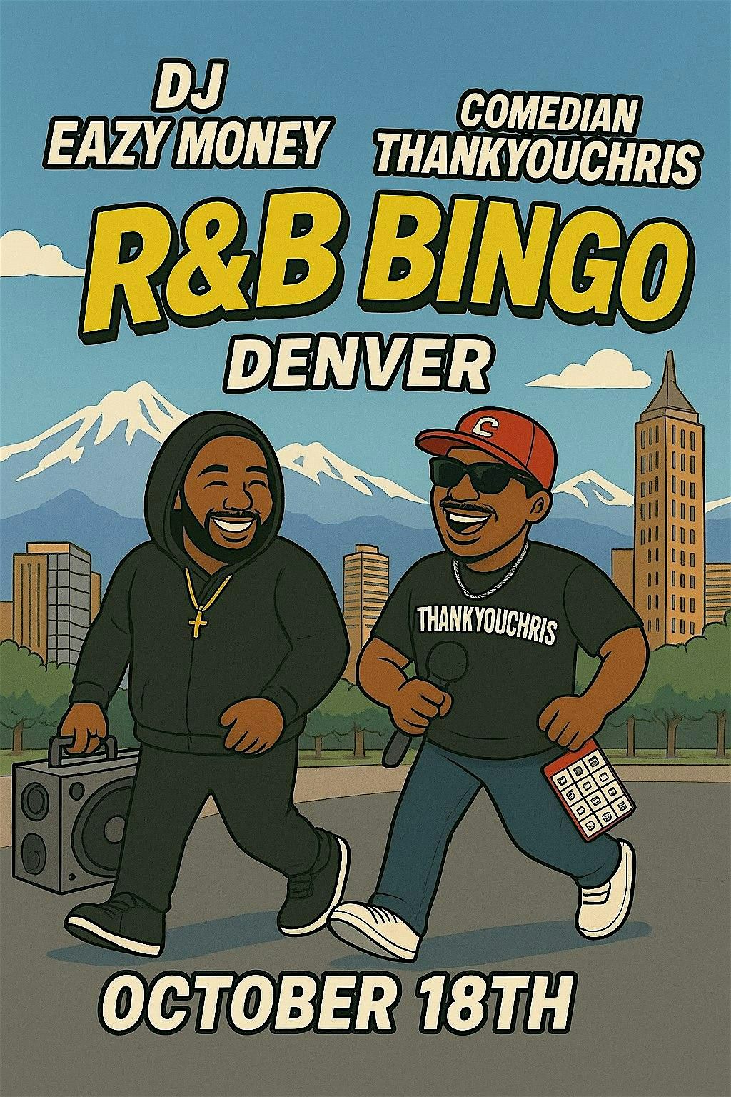 R&B BiNGO HALLOWEEN DENVER! R&B Vs Trap Bingo W\/ THANKYOUCHRIS @ DUETS