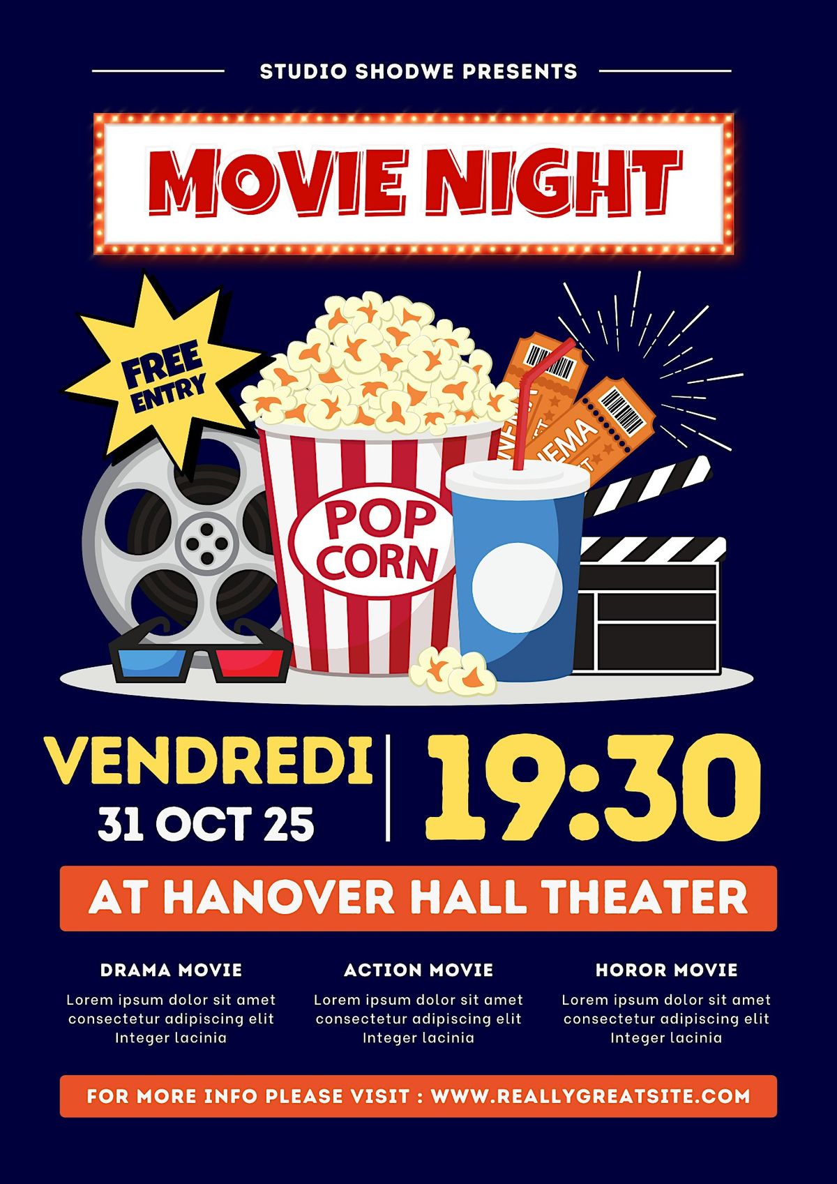Soir\u00e9e cin\u00e9ma Halloween